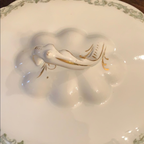 HP🎉Bassett Limoges Austria Covered Porcelain Dish - Picture 9 of 12